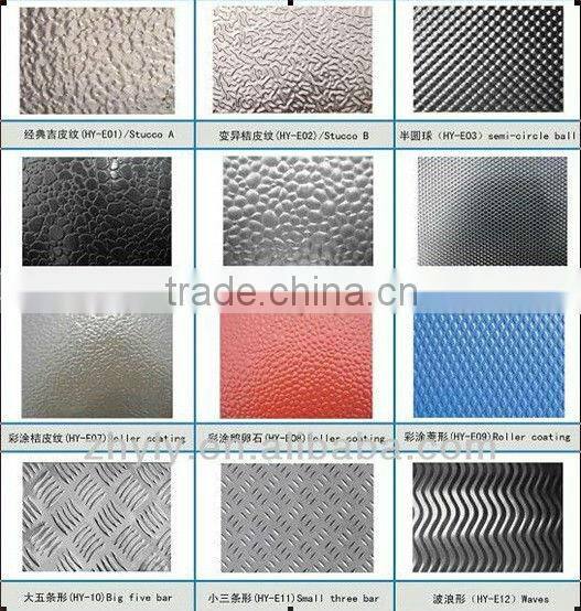 t800-1900 mm wo bars pattern aluminum sheet 1060 3003 5052