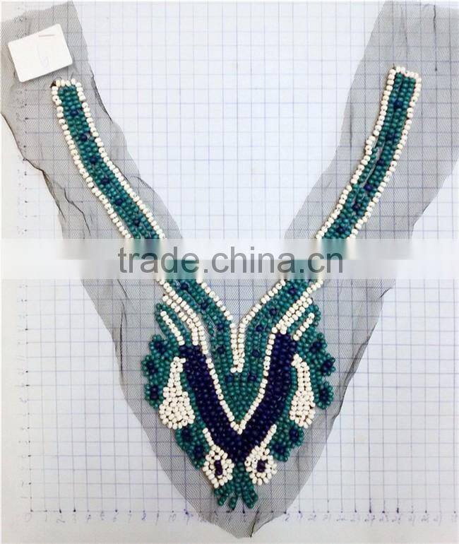 Fashion New Arrival Beaded Collar Neckline