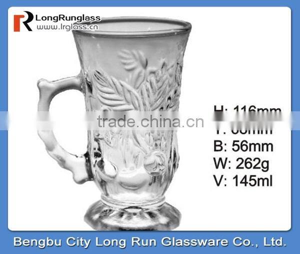LongRun 5oz charming Eco-friendly elegant restuarant use fancy drinking glass cup wholesale
