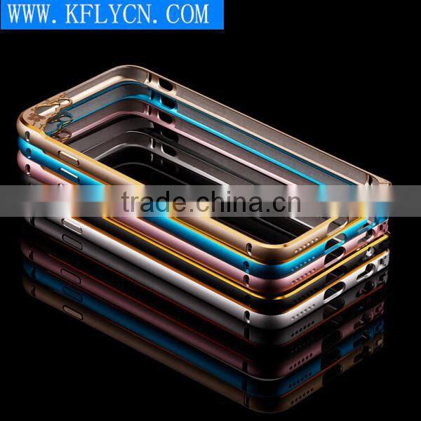 hard and rigid metalic frame well protective phone case for iphone 6