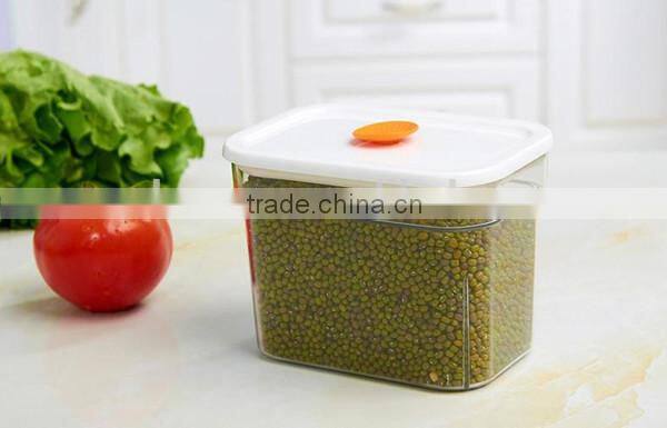 Multi-size Transparent Plastic Food Storage Jars
