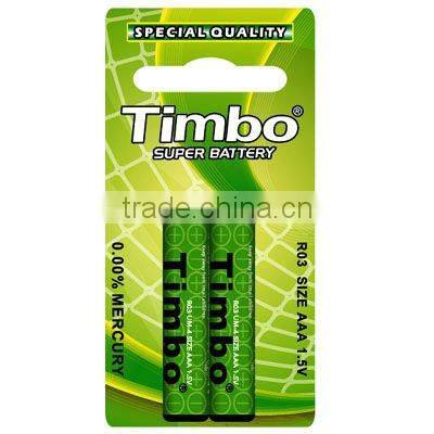 zinc carbon battery size c 1.5v R14P/R03P/R6P/R20P