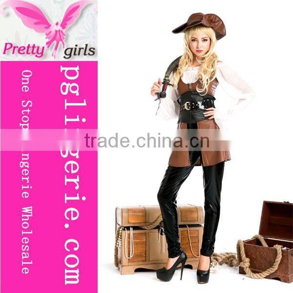 Newest Elsa Dress Cosplay Costume priate costume for ladies