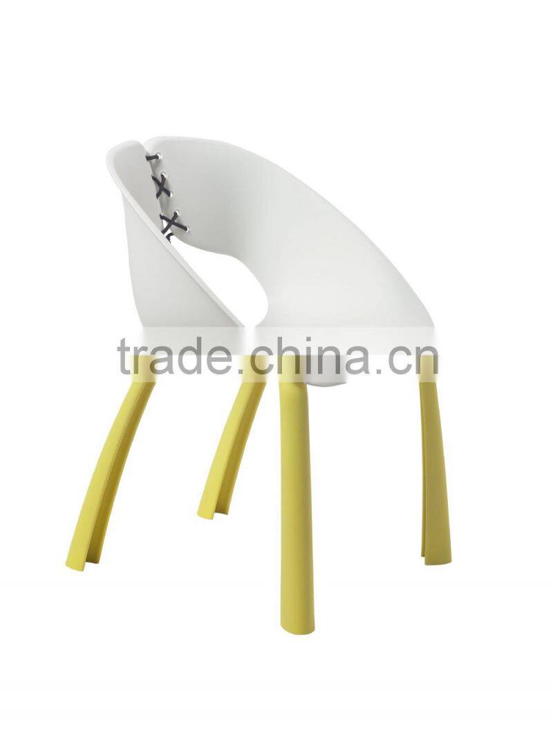 2014 new fashion design plastic stackable outdoor chair HC- N028