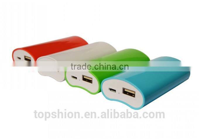 Smile Face Mobile Phone Portable Power Bank; External Backup Battery Charger Case; Power Case