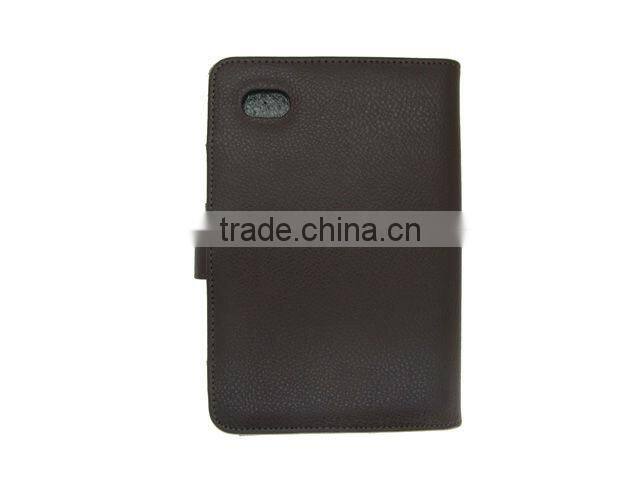 luxury fashinable noteBook Leather Cases with Credit Card Stand for Samsung Galaxy Tab P1000