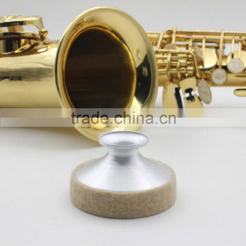 Aluminum Mute Silencer for Tenor Saxophone Sax Metal Dampener Light-weight