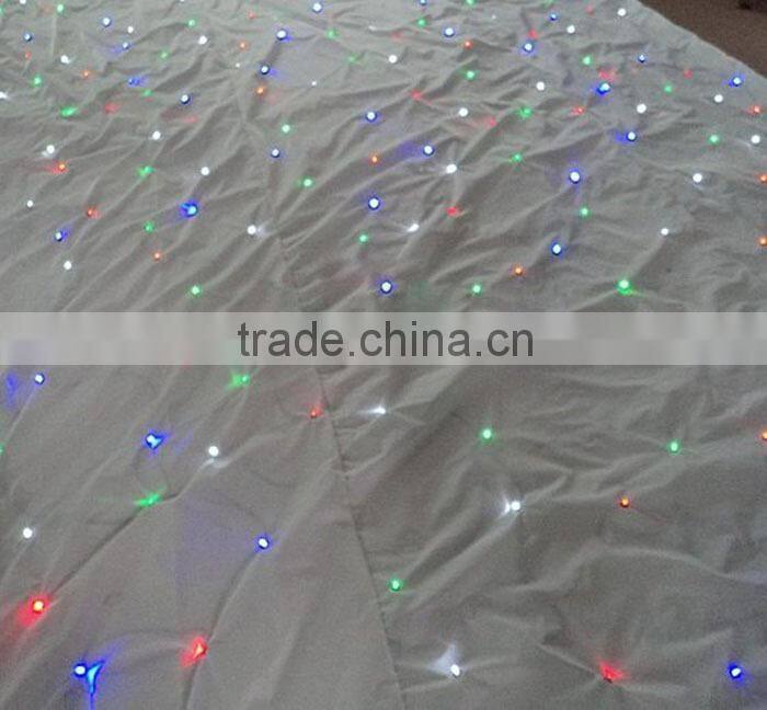 wedding decoration RGB Led star cloth & stage backdrop