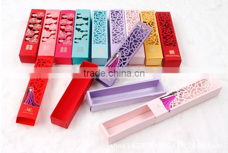 Hot sale laser cut party gift boxes personalized wedding favor boxes