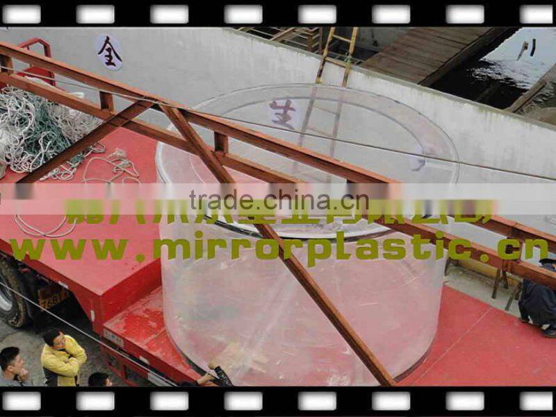 custom plexiglass aquarium cylinder