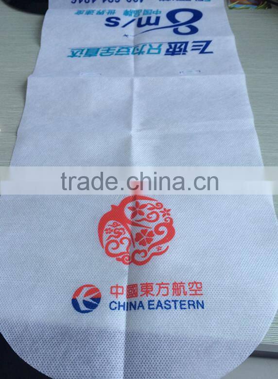 printing disposable airline pillow case/ pillow cover
