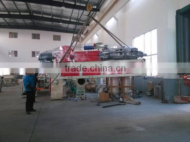pvc double pipe making machine two pipe extrusion machine