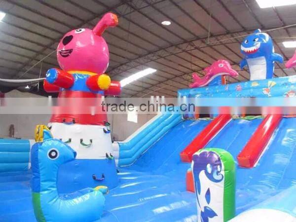 Most Popular and Super Attractive Inflatable bouncy castle with slide , inflable bouner , inflatable combo