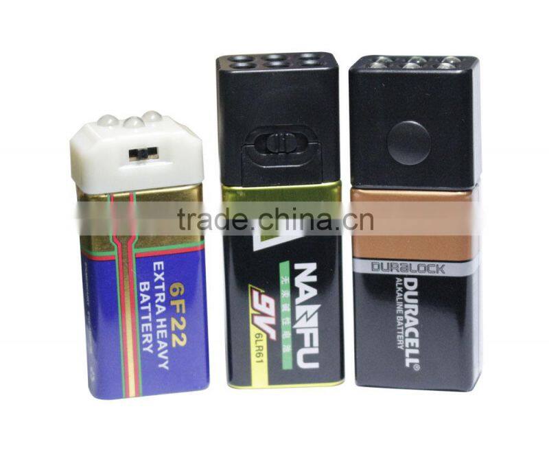 New 9V battery police LED torch flashlight electric torch