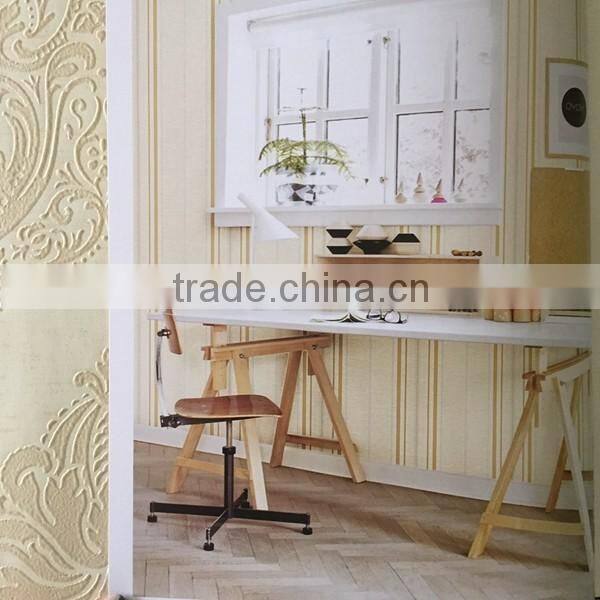 non woven construction material oem flower wallpaper