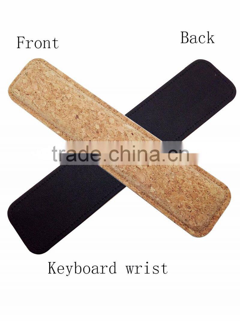 Boshiho new Arrival Item Soft Cork Keyboard Wrist Rest Pad computer peripheral