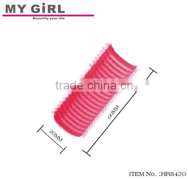 MY GIRL top quality magnetic sponge velcro hair rollers,heated hair rollers