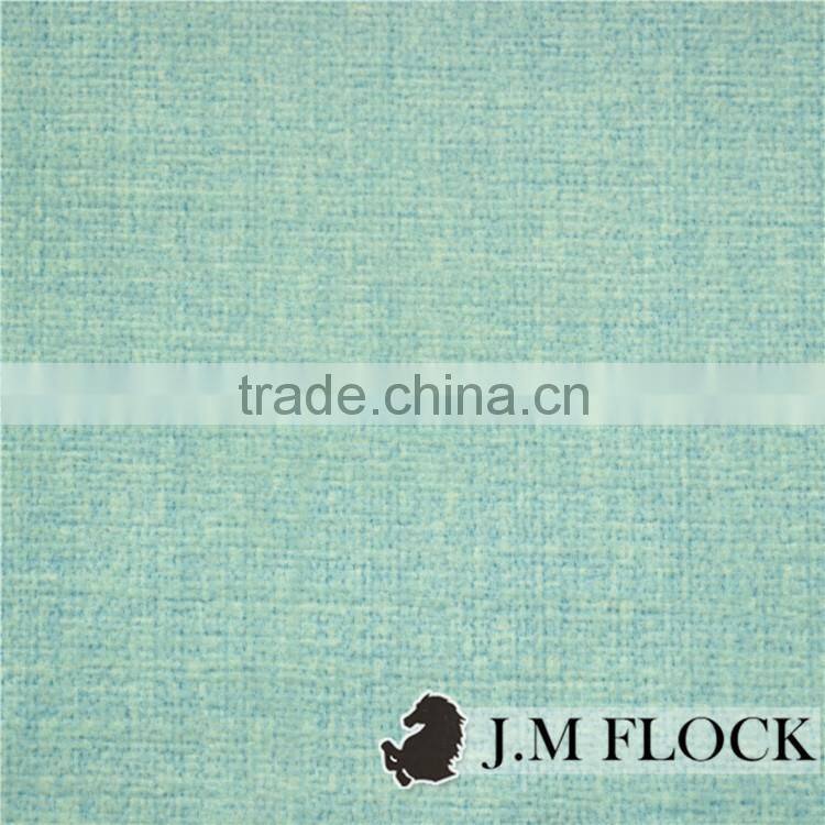 China textile warp knitting fabric design printed fabric flocking