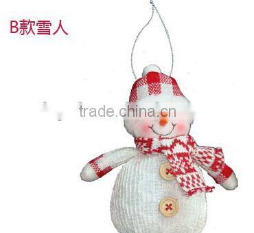 Christmas Tree Decoration Red and white snowman hanging