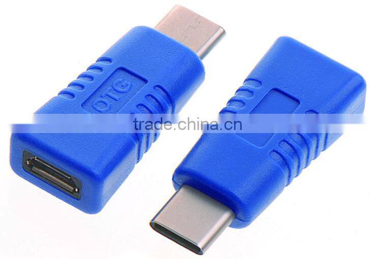 USB3.1 C male to USB2.0 MICRO female adapter with OTG
