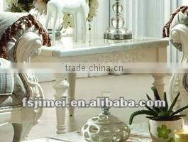 modern MDF marble top square coffee table