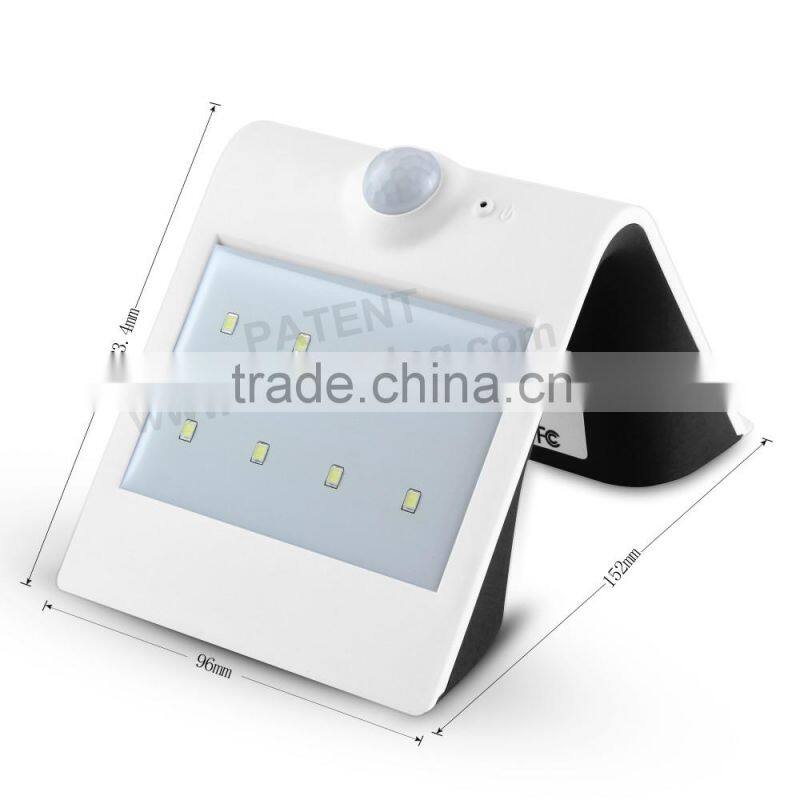 3.7v solar light 1200mA patent design wireness