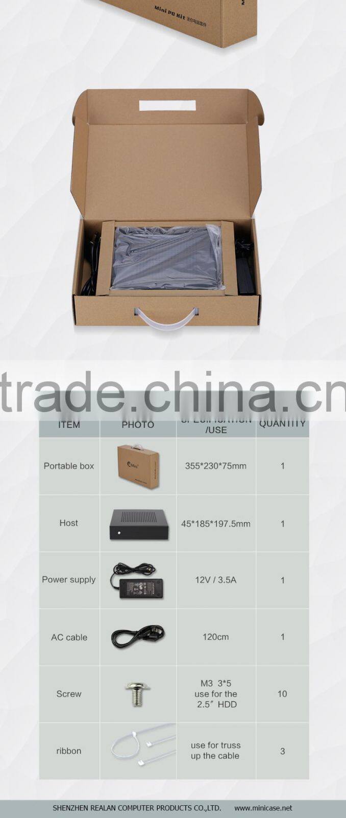 wholesale china import industrial pc with intel processor quad core mini windows desktop pc