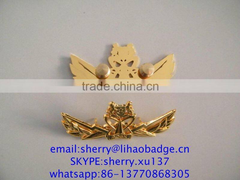 custom metal army cap badge,navy officer cap badge
