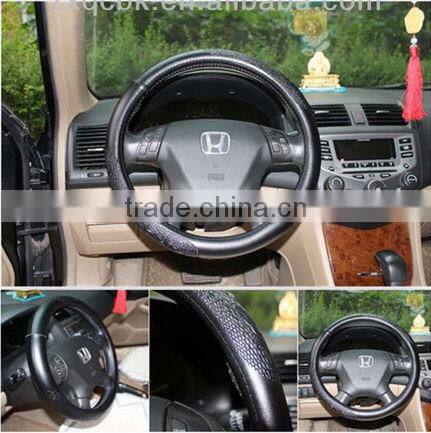 Car Accessories Auto PU Leather Steering Wheel Cover for Cars