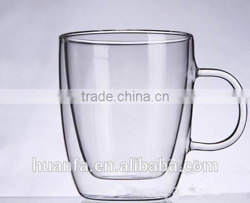 Double wall heat preservation and heat insulation tea milk cup