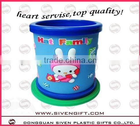 custom promotion soft pvc colorful 3d mugs