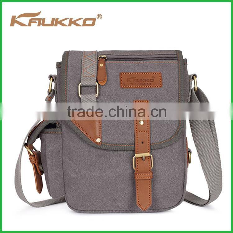 Hot selling canvas shoulder messenger bag with cheap price
