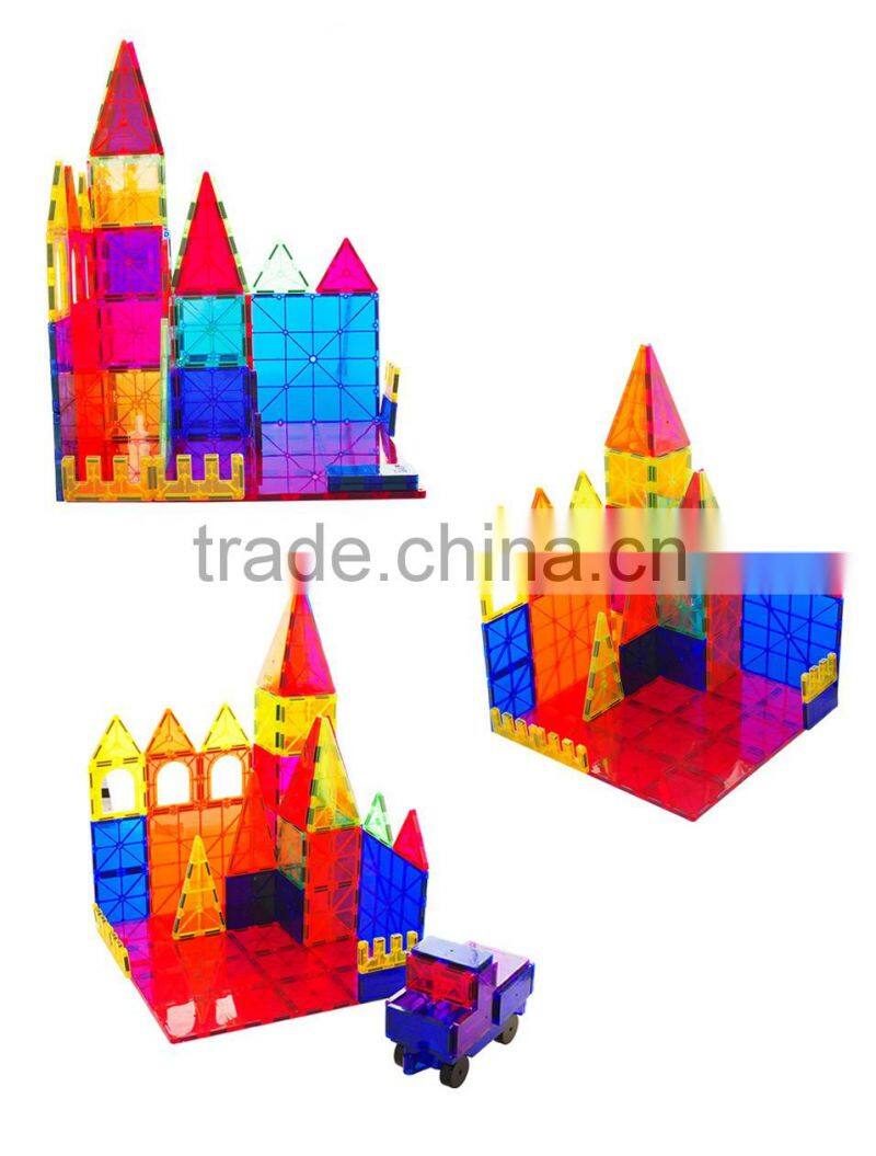 3-D Magnetic Diy Funny Building Blocks for toddlers