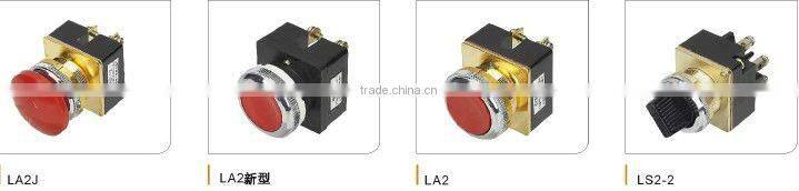 flat head push to make switch transient moving type control button LA2