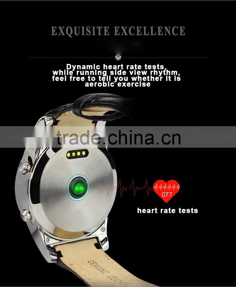 Factory direct sw09 round screen smart health heart rate test watches