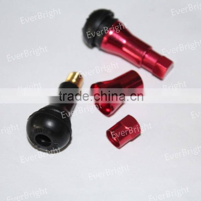 Auto valve Tri Color Dust Cap car tubeless tire valve