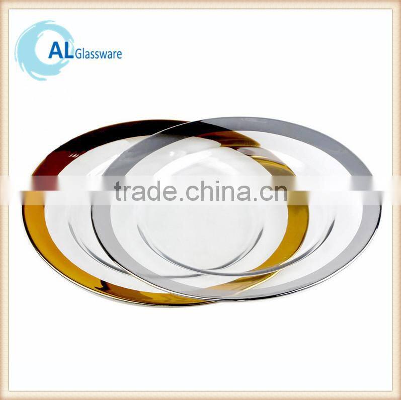 wholesale gold charger plate dinner plate