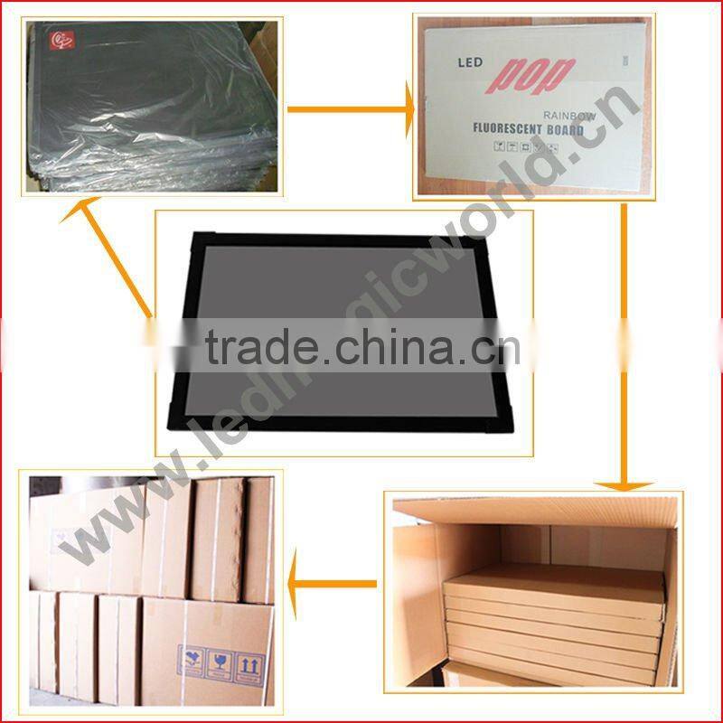 High Quality Sparkle Neon Marker Pen Chalk Board LED Writing Board