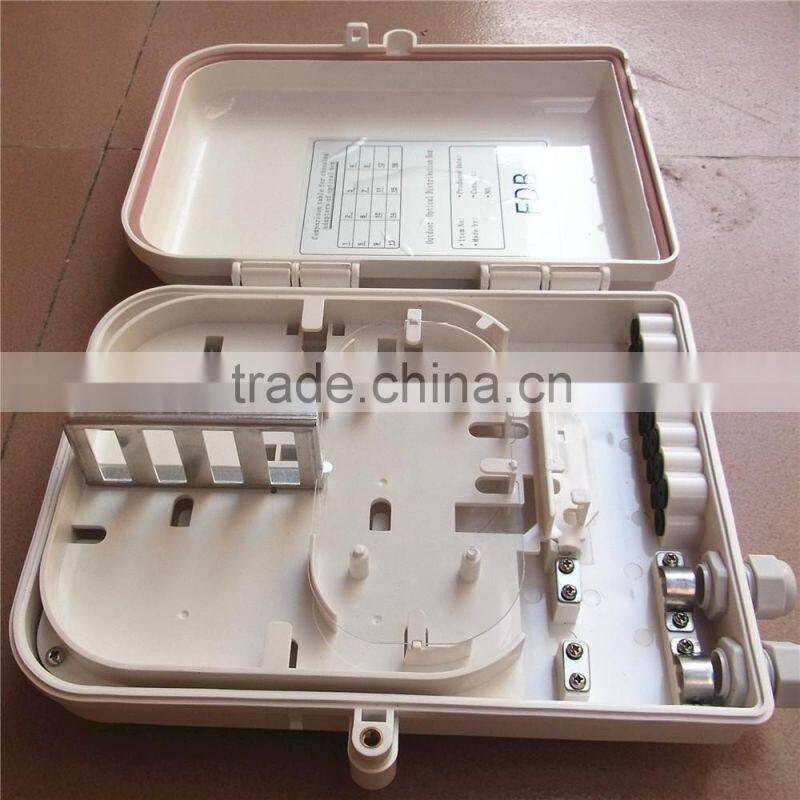 16 core Plastic shell Fiber optic distribution box
