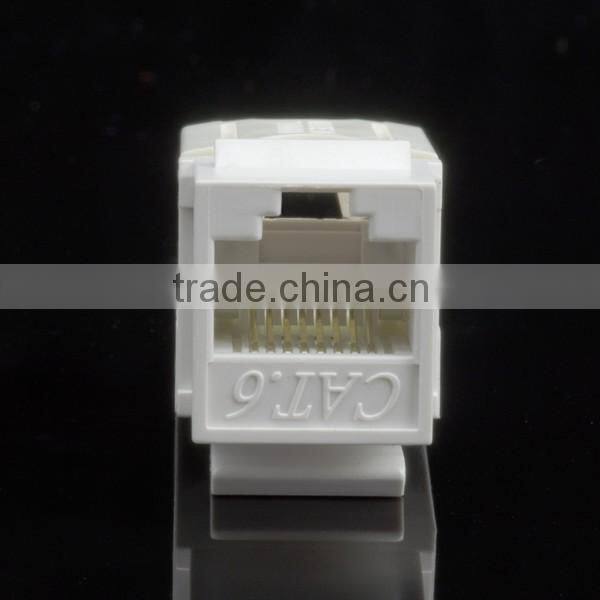 Network Solution Cat 6 UL 90Degree 110 IDC RJ45 UTP Modular Keystone Jack