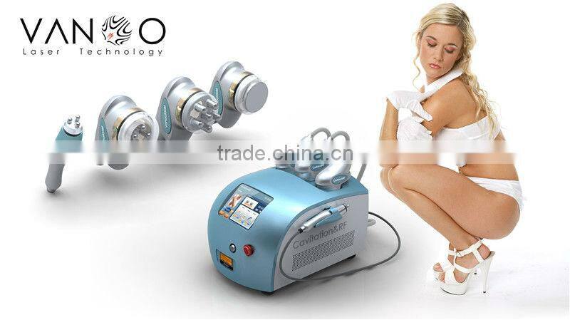 Skin tightening face lifting cavitation slimming machine