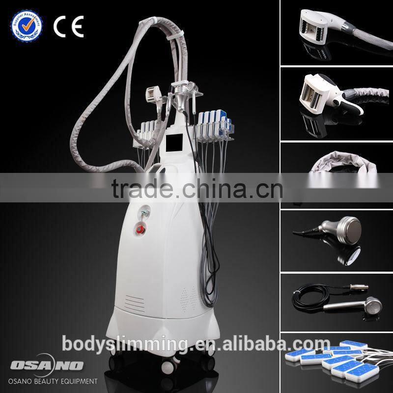 Best Selling!!! Laser Pads + RF + Vacuum Auto Roller + Photon + Cavitation 40K System Used Vacuum Slimming Machine