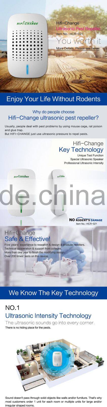 Set of 2 Best Repellent for Cockroach Rodents Flies AntsMice- uv lamp insect killer