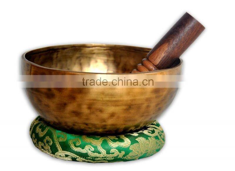 BRASS SINGING BOWL - MACHINE MADE Wicca Witch Pagan Yoga Goth New Age Reiki , Brass Singing Bowls / Metal Singing Bowls / Antiqu