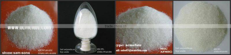 MSG 20-120 mesh Pure Monosodium Glutamate Fresh Seasonings