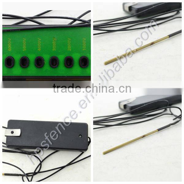Alibaba China New products electric fence 1000V-6000V plastic ranch six-o-lite fence tester
