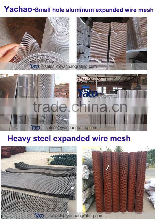 Bright surface building material streched metal wire mesh