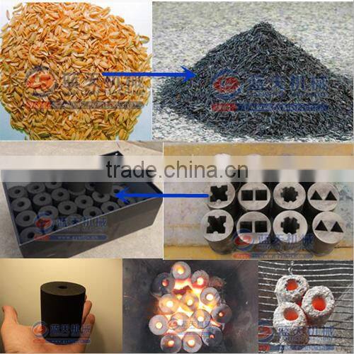 Stable Performance Rice Husk Charcoal Extrude Machine Briquettes Making Machine For Sale