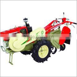 farming TILLER with plough WALKING TRACTOR