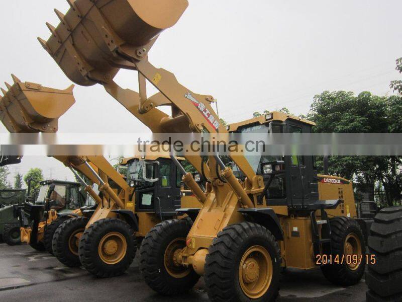 Lowest price articulated mini wheel loader 3T Wheel loader LW300KN for sale